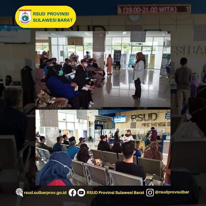 Direktur RSUD Sulbar Berikan Sosialisasi Penggunan Sidik Jari Dalam Pelayanan Rawat Jalan